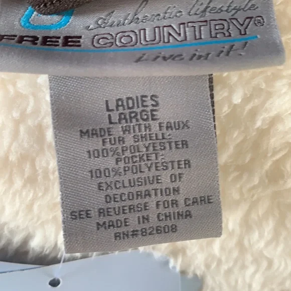 Free Country eggshell soft jacket - Picture 7 of 7